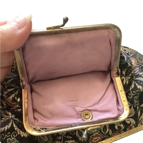 Vintage Tapestry Snap Clutch - Picture 7 of 7